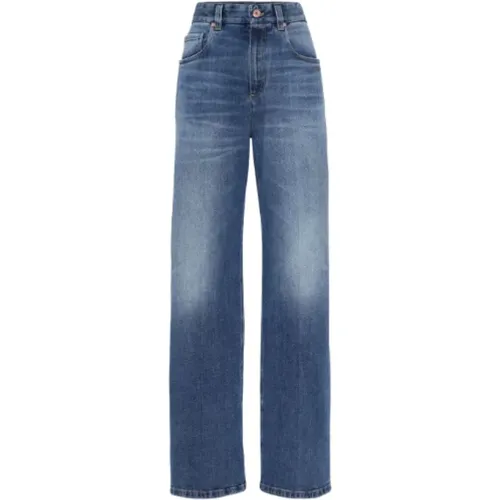 Jeans > Wide Jeans - - BRUNELLO CUCINELLI - Modalova