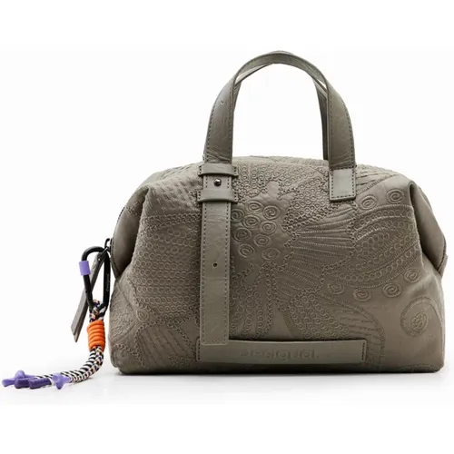 Desigual - Bags > Handbags - Gray - Desigual - Modalova
