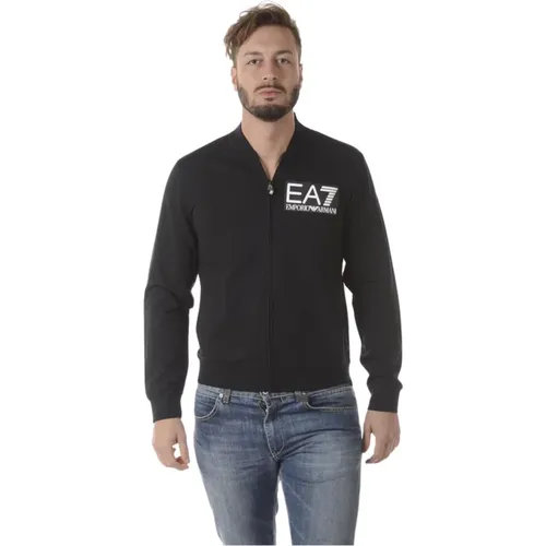 Sweatshirts & Hoodies > Zip-throughs - - Emporio Armani EA7 - Modalova