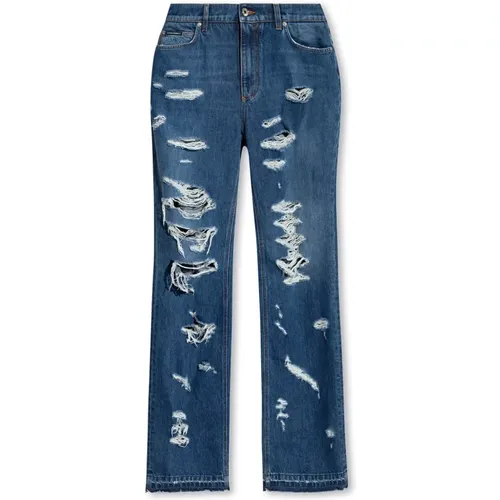 Jeans > Loose-fit Jeans - - Dolce & Gabbana - Modalova