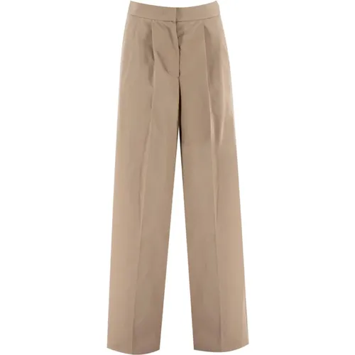 Trousers > Wide Trousers - - Fabiana Filippi - Modalova