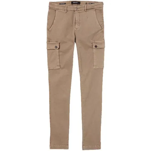 Trousers > Slim-fit Trousers - - Replay - Modalova