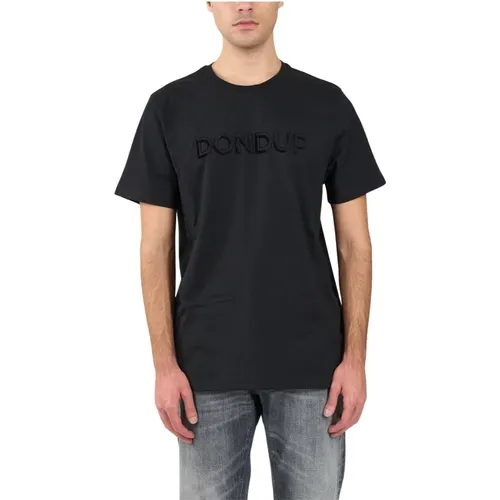 Dondup - Tops > T-Shirts - Black - Dondup - Modalova