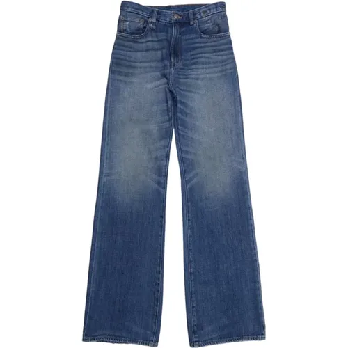 R13 - Jeans > Wide Jeans - Blue - R13 - Modalova