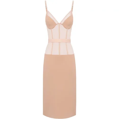 Dresses > Day Dresses > Midi Dresses - - Elisabetta Franchi - Modalova