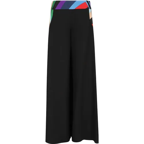 Trousers > Wide Trousers - - EMILIO PUCCI - Modalova