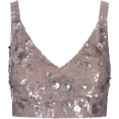 Tops > Sleeveless Tops - - P.a.r.o.s.h. - Modalova