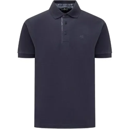 Etro - Tops > Polo Shirts - Blue - ETRO - Modalova