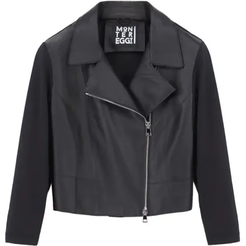 Jackets > Leather Jackets - - Montereggi - Modalova