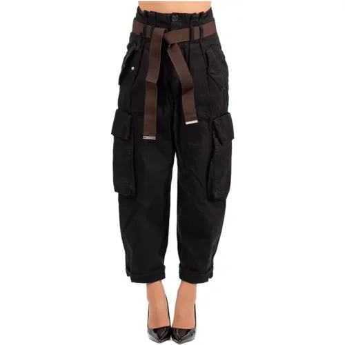 Trousers > Cropped Trousers - - pinko - Modalova