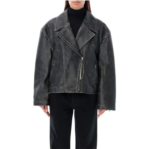 Jackets > Leather Jackets - - Acne Studios - Modalova