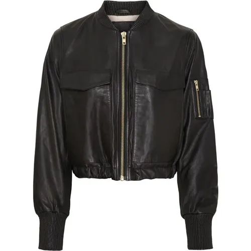 Jackets > Leather Jackets - - Notyz - Modalova