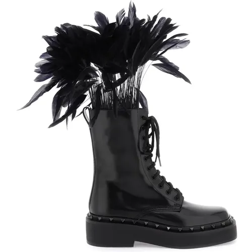 Shoes > Boots > Lace-up Boots - - Valentino Garavani - Modalova