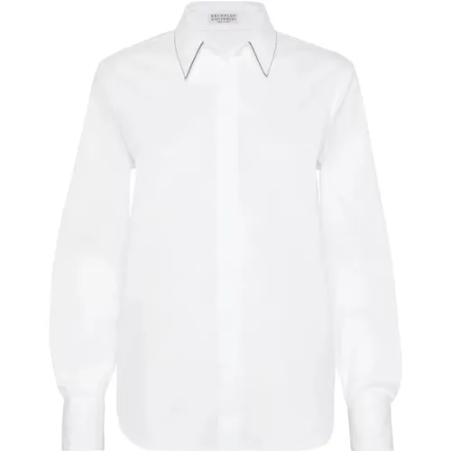 Blouses & Shirts > Shirts - - BRUNELLO CUCINELLI - Modalova