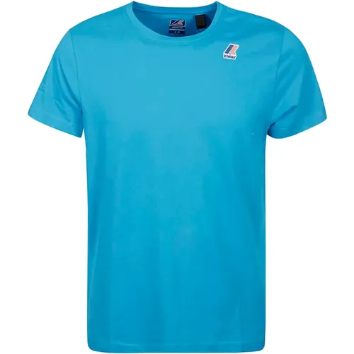 K-Way - Tops > T-Shirts - Blue - K-way - Modalova