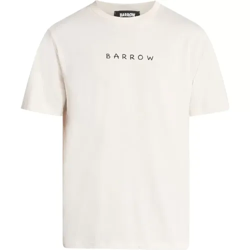 Barrow - Tops > T-Shirts - Beige - Barrow - Modalova