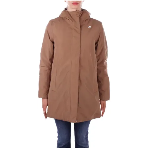 K-Way - Coats > Parkas - Brown - K-way - Modalova