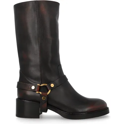 Shoes > Boots > High Boots - - Chloé - Modalova