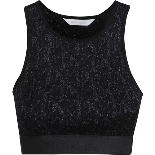 Tops > Sleeveless Tops - - Palm Angels - Modalova