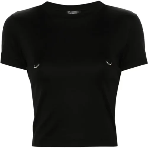 Mugler - Tops > T-Shirts - Black - Mugler - Modalova