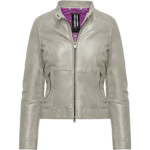 Jackets > Leather Jackets - - BomBoogie - Modalova