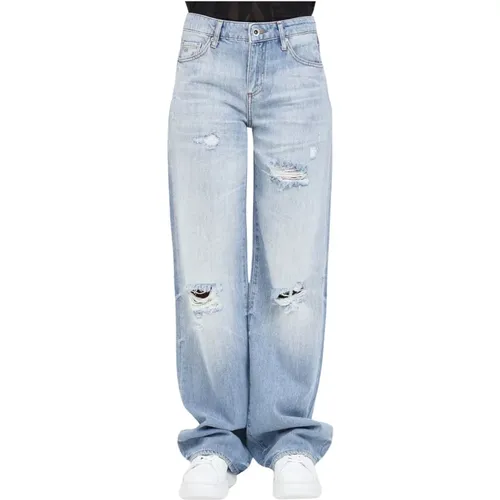 Jeans > Wide Jeans - - Armani Exchange - Modalova