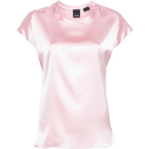 Pinko - Tops > T-Shirts - Pink - pinko - Modalova