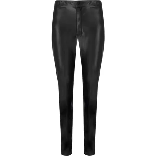 Trousers > Leather Trousers - - Twinset - Modalova