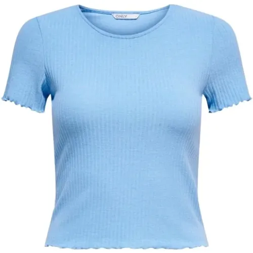 Only - Tops > T-Shirts - Blue - Only - Modalova