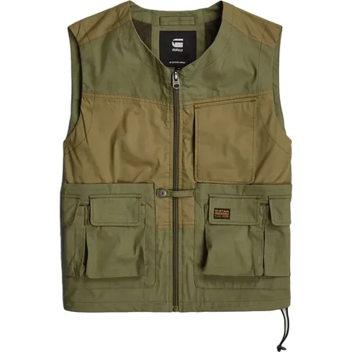 G-star - Jackets > Vests - Green - G-Star - Modalova