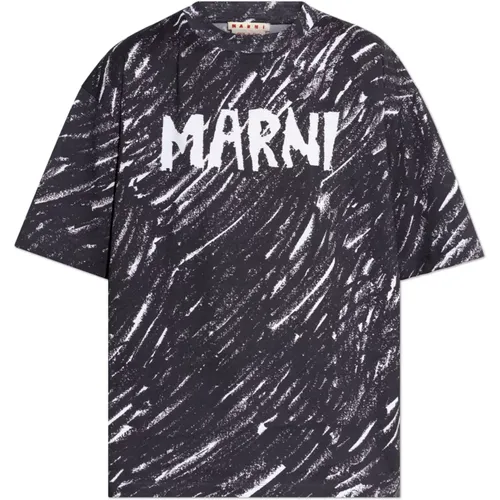 Marni - Tops > T-Shirts - Black - Marni - Modalova