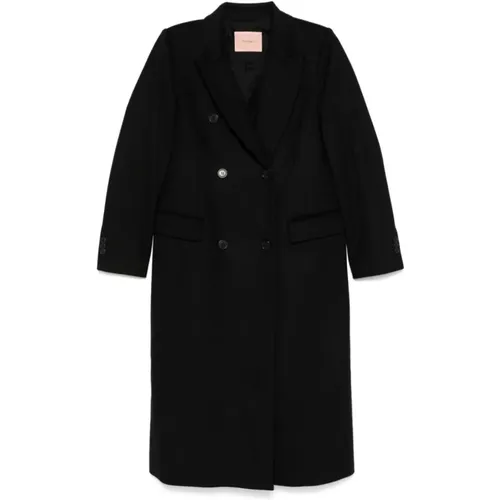 Coats > Double-Breasted Coats - - Twinset - Modalova