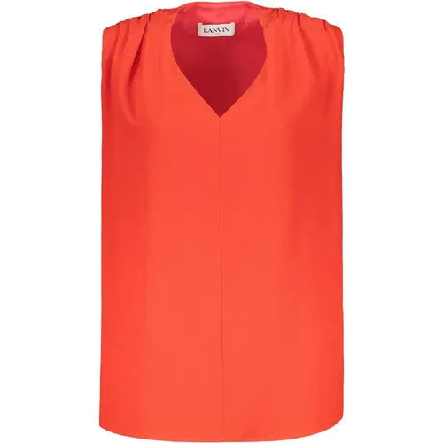 Tops > Sleeveless Tops - - Lanvin - Modalova