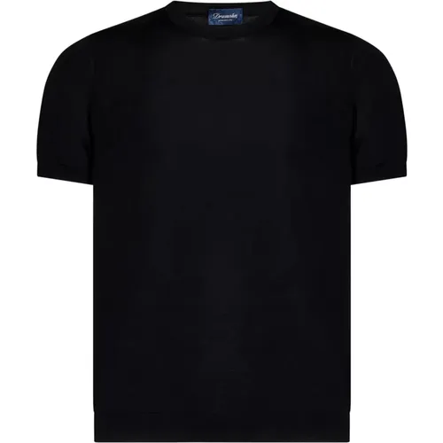 Drumohr - Tops > T-Shirts - Black - Drumohr - Modalova