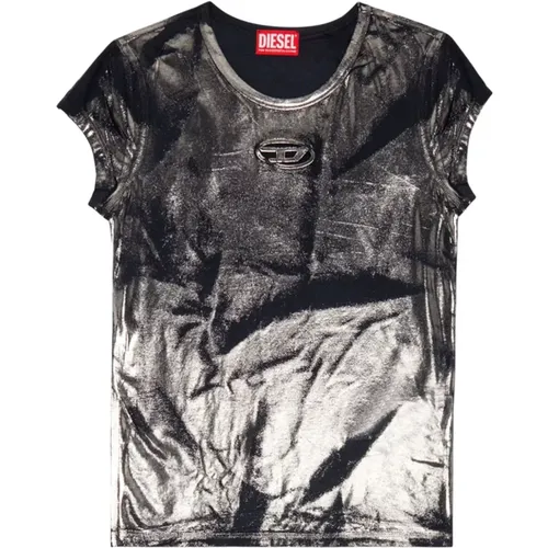 Diesel - Tops > T-Shirts - Black - Diesel - Modalova