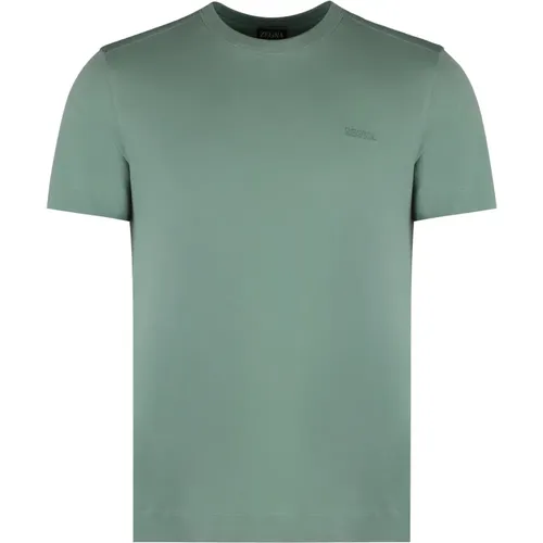 Tops > T-Shirts - - Ermenegildo Zegna - Modalova