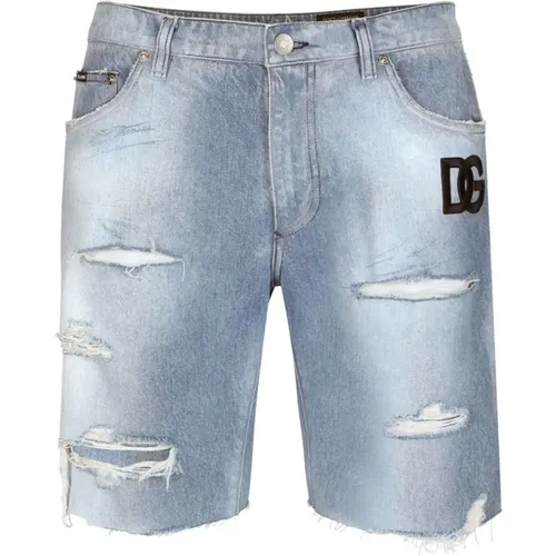 Shorts > Denim Shorts - - Dolce & Gabbana - Modalova