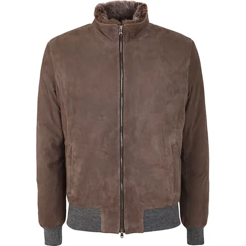 Jackets > Bomber Jackets - - Barba Napoli - Modalova