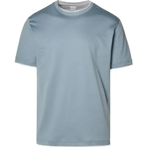 Eleventy - Tops > T-Shirts - Blue - Eleventy - Modalova