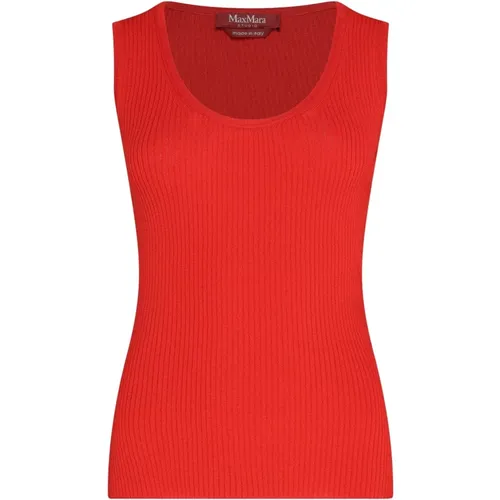 Tops > Sleeveless Tops - - Max Mara Studio - Modalova