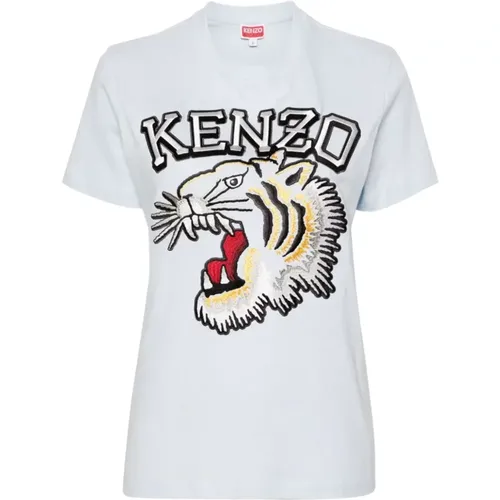 Kenzo - Tops > T-Shirts - Blue - Kenzo - Modalova