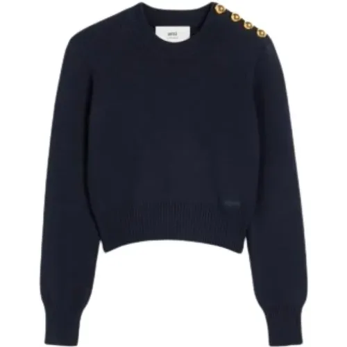 Knitwear > Round-neck Knitwear - - Ami Paris - Modalova