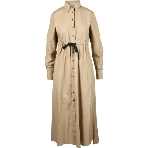 Dresses > Day Dresses > Shirt Dresses - - BRUNELLO CUCINELLI - Modalova