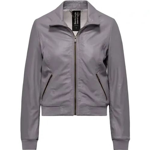 Jackets > Leather Jackets - - BomBoogie - Modalova