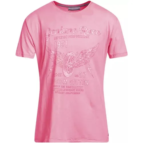 YES ZEE - Tops > T-Shirts - Pink - YES ZEE - Modalova