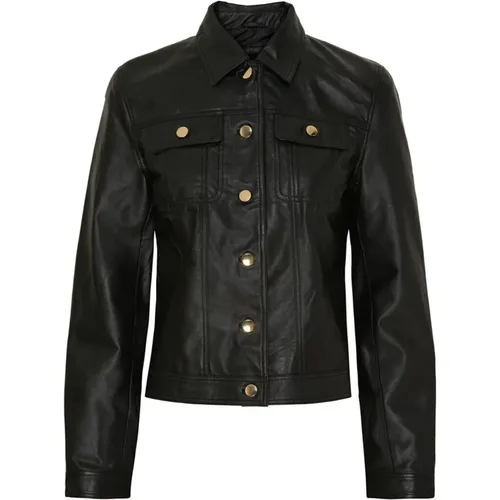 Jackets > Leather Jackets - - Btfcph - Modalova