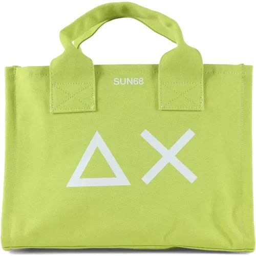 Sun68 - Bags > Tote Bags - Green - Sun68 - Modalova
