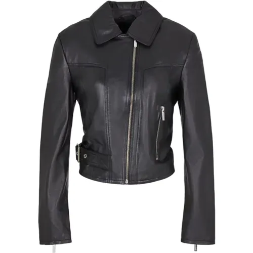 Jackets > Leather Jackets - - Armani Exchange - Modalova