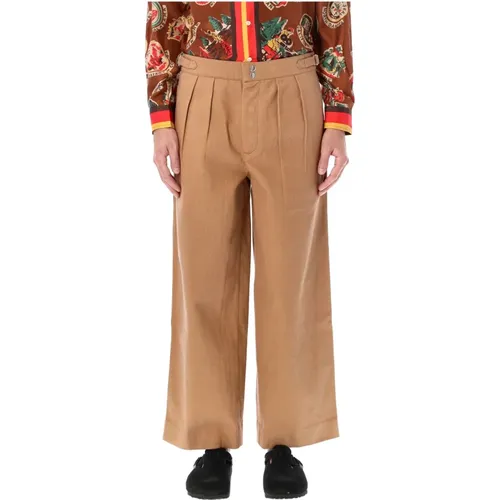 Trousers > Wide Trousers - - Bode - Modalova