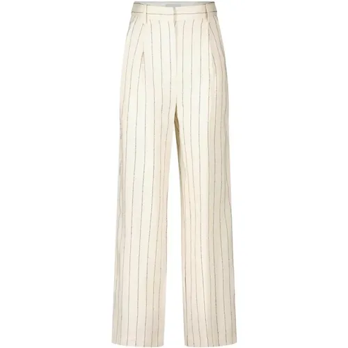 Trousers > Wide Trousers - - Loulou Studio - Modalova